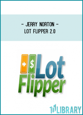 Instant access to the The Complete Lot Flipper™ System so you can put deals in and get Finders Fees.