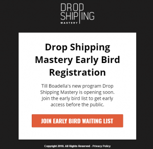 For the first time ever you can learn directly from the world's most successful drop shippers who make between $10,000-$100,000 per month...