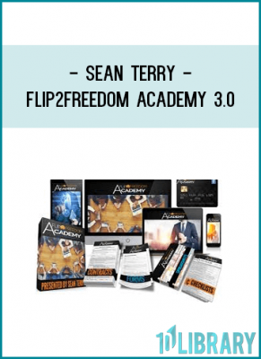 Join Sean Terry for the Grand Re-Opening of the Flip2Freedom Academy 3.0 in this EXCLUSIVE 8-WEEK Hands On Interactive Intensive Limited to ONLY 48 Seats ..."