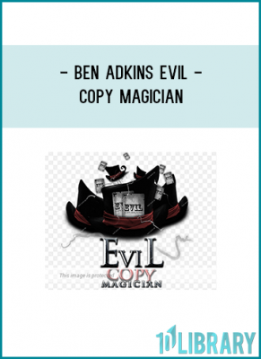 Dr Ben’s Evil Copy Magician walks you through righting copy the “evil” way. The goal of the short course is to create an effective sales letter that will turn prospects into buyers.