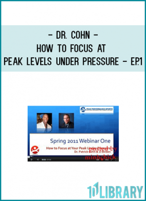 Ep.1 - Proactive vs. Reactive Confidence: Don't Leave Confidence to ChanceAuthors: NFL veteran JJ Birden and Dr. Cohn from Peak Performance Sports.