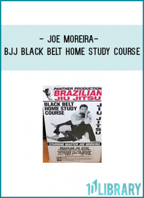 Vrazilian Jiu Jitsu Black Belt Home Study Course Joe Moreira Panther Productions VHS Tak