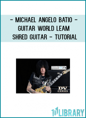 In the ultimate DVD guide Learn Shred Guitar, speed king Michael Angelo Batio demonstrates secret techniques to help you kick-start your solos, tackle super scales, and play faster!