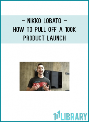 My product launch course is a comprehensive overview of everything you need to know, in order to have a successful product launch.