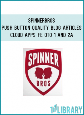 Tired of spending hours researching and writing content for your site? Sick of paying writers to produce content only to rewrite what they do anyway? Spinner Bros totally and completely removes all the hard work of copywriting so you can focus on growing your site and making money.