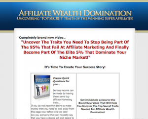 New Video PLR Teaches You To Be A Part of the Elite 5% That Succeed With Affiliate Marketing value $19