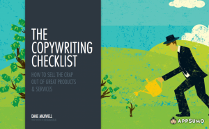 The Copywriting Checklist