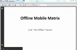 [WSO] – Offline Mobile Matrix