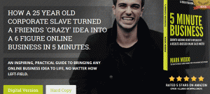 5 Minute Business: Create an Online Business Fast by Mark Middo