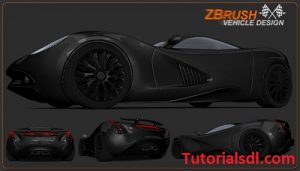 Vehicle Design in Zbrush 4R5 with David Bentley