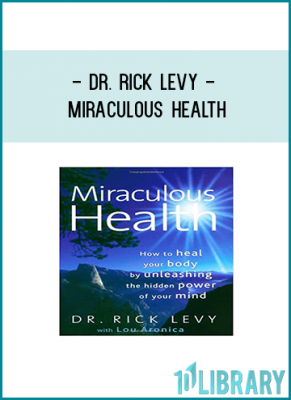Dr. Levy's methods are easy to learn and can be customized for individual needs. The exercises in this book come with cogent explanations of why they work, complete with their scientific underpinnings, and are illuminated by true healing stories and personal anecdotes. To maximize the power of the work in this book, the author provides twelve potent mind-body tools to the reader as free audio downloads accessed via the Web. Most important, the reader can do this with no more specialized training than a commitment to better health. Not just a feel-good theory, and much more than the revelation of a phenomenon, Miraculous Health unleashes the power within to heal in dramatic and enduring ways.