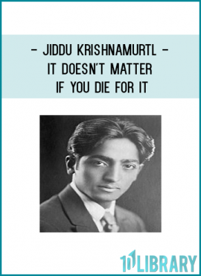 Publisher: Krishnamurti Foundation Trust (July 1 2004)
