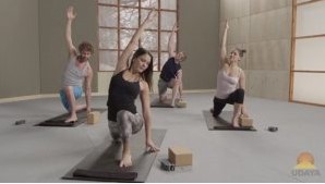 A very strong, fun flow that will get you sweaty and a sweet cool-down at Tenlibrary.com