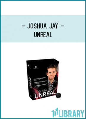 Joshua Jay is a performer, writer and creator. In Unreal he performs and explains some of his finest effects. Practical, tried and tested routines that amaze audiences and confound magicians. The album also includes his professional theatre show recorded at the San Bernardo Theatre in Coimbra, Portugal. For the first time you’ll see how Joshua puts together a full evening show. Advice, performance and explanations from one of magic’s greatest teachers.