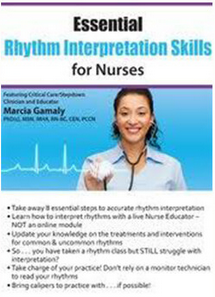 Learn how to interpret rhythms with a live Nurse at Tenlibrary.com