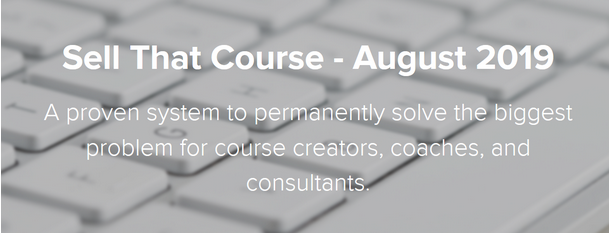 A proven system to permanently solve the biggest problem for course creators, coaches, and consultants.