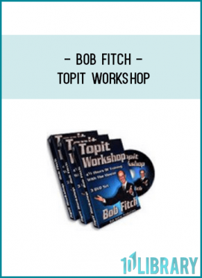 We are proud to announce the release of a monumental new product, The Bob Fitch "Topit Workshop." We believe this amazing training set will cause a paradigm shift in the way magicians think of using the Topit.