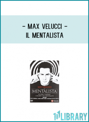 Il mentalismo è un argomento di forte interesse come testimoniano i successi dei telefilm “The Mentalist” e “Lie to me” e i programmi TV “The illusionist” e “I Trucchi della Mente”. E oggi anche tu puoi diventare un mentalista, con l'aiuto di Max Vellucci, il mentalista italiano più famoso.