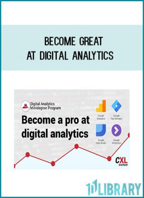 Professionals with deep knowledge in one area – like digital analytics – are in high demand. Whether you work in marketing, CRO, or UX – without data skills you’ll become obsolete. This program will turn you into a data-driven specialist who can set up any needed tracking, and turn data into insights and money.