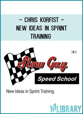 New Ideas in Sprint Training is a staple of the exercises I use to develop speed. It has single leg work, ankle rocker work, mini hurdles and other interesting aspects of sprint training. 