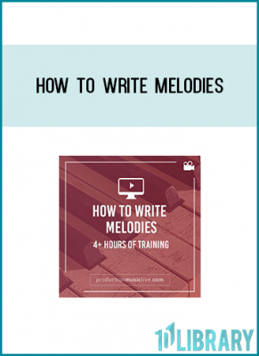 ✓ Write melodies. Starting with the basic concepts around melodies, you'll learn how to come up with awesome melodies for your own music.
