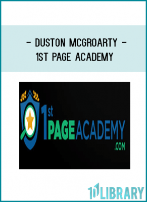 Duston McGroarty - 1st Page Academy