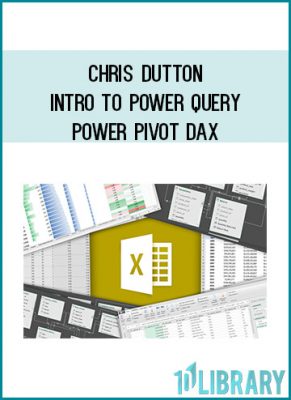 This course introduces Microsoft Excel’s powerful data modeling and business intelligence tools: Power Query, Power Pivot, and Data Analysis Expressions (DAX).