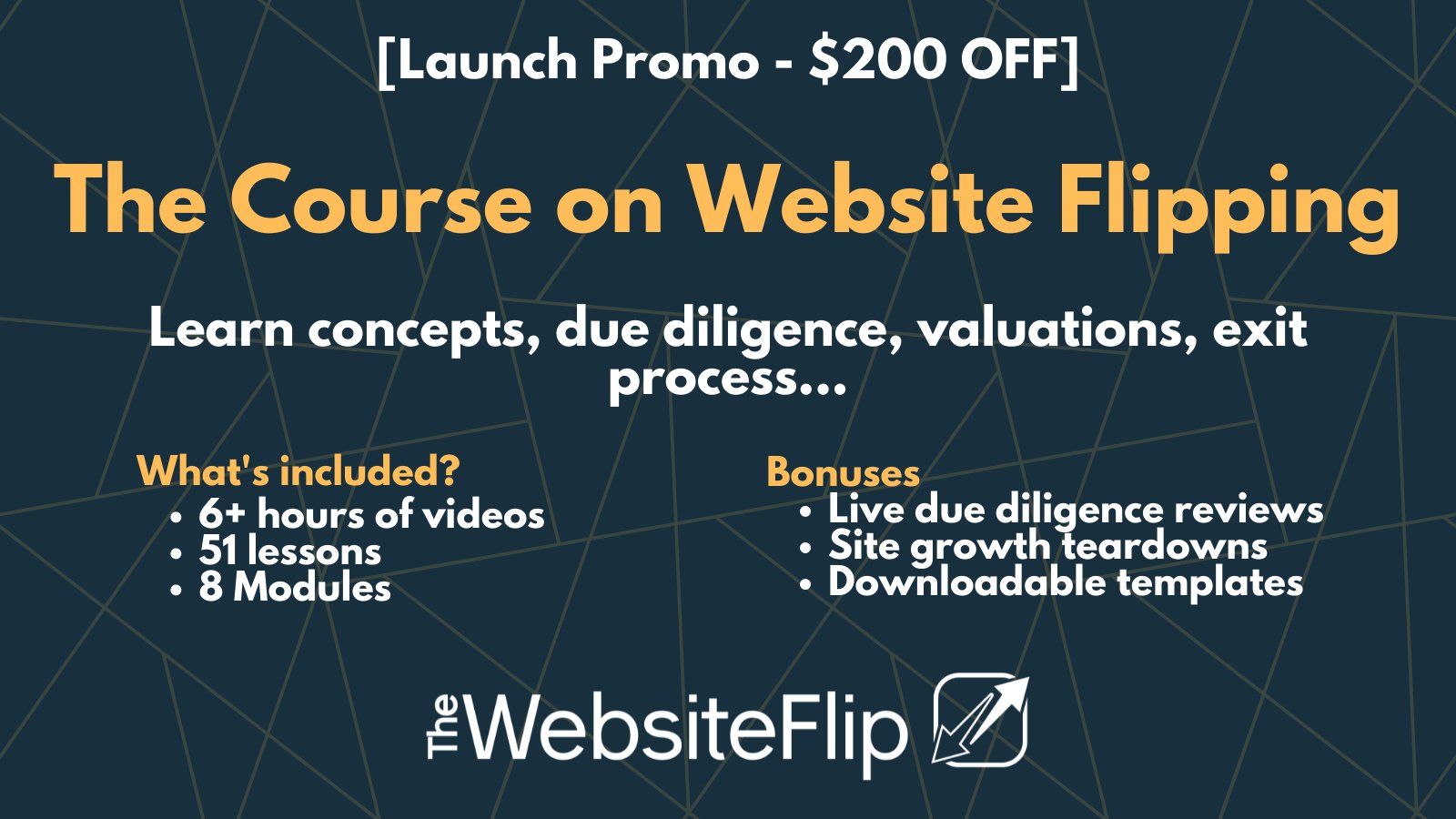 Mushfiq from The Website Flip – The Course on Website Flipping at Midlibrary.net
