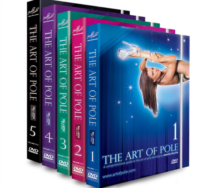 Jamilla Deville - The Art of Pole 5 DVDs Set Collection